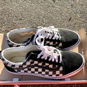 Vans old skool “blur check”
